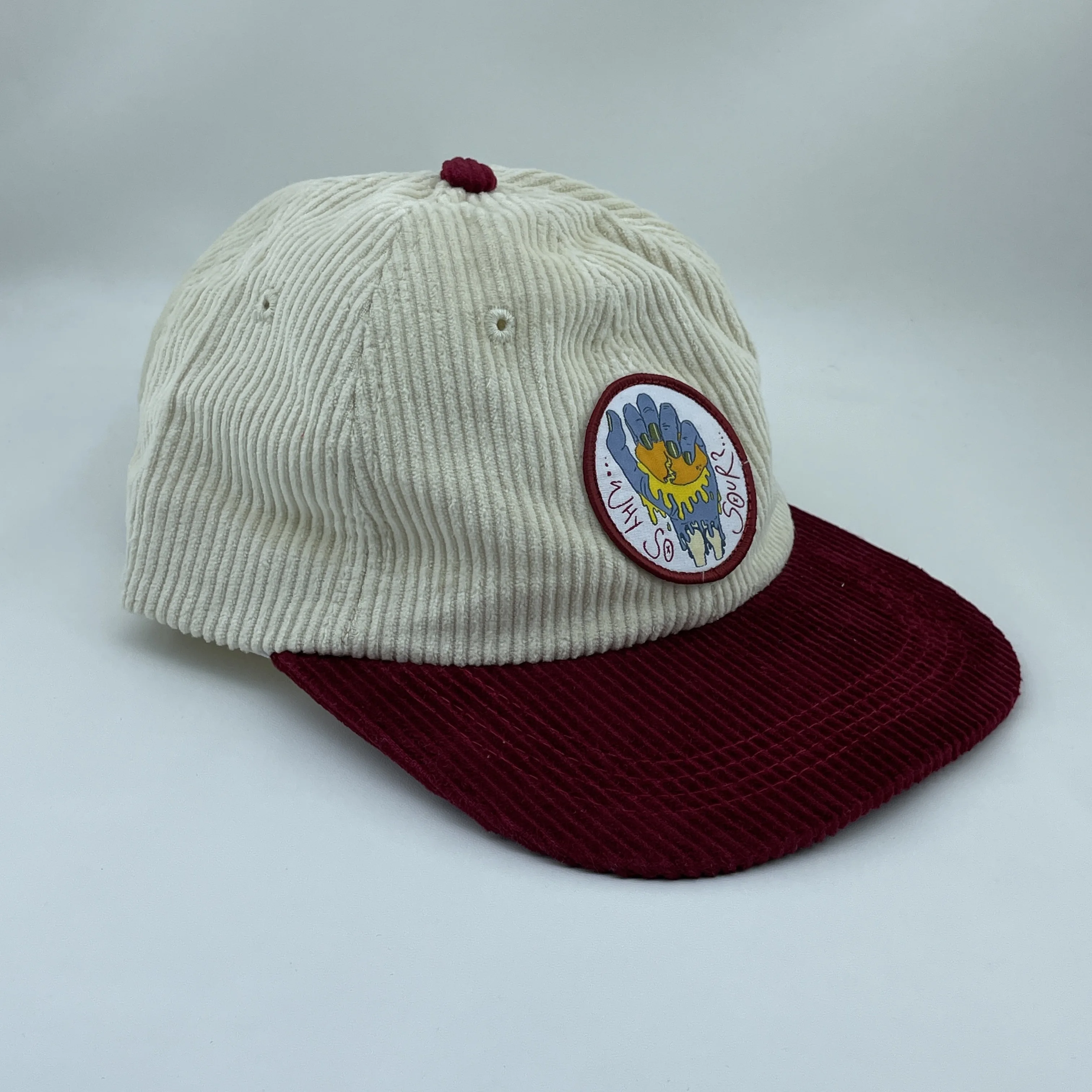 Custom dad caps design you own corduroy embroidery dad hats promotion corduroy sports hats