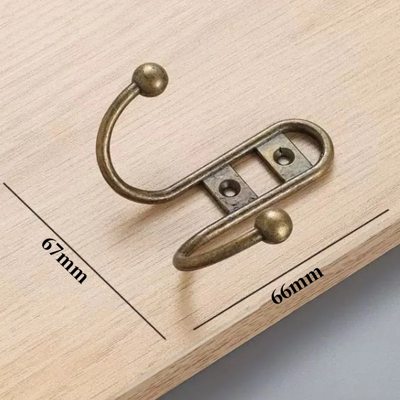 Multi-Use Small Double-Sided Wall Hooks Bathroom Kitchen Living Room Under-Cabinet Hanger Furniture Hardware Hotels Apartments