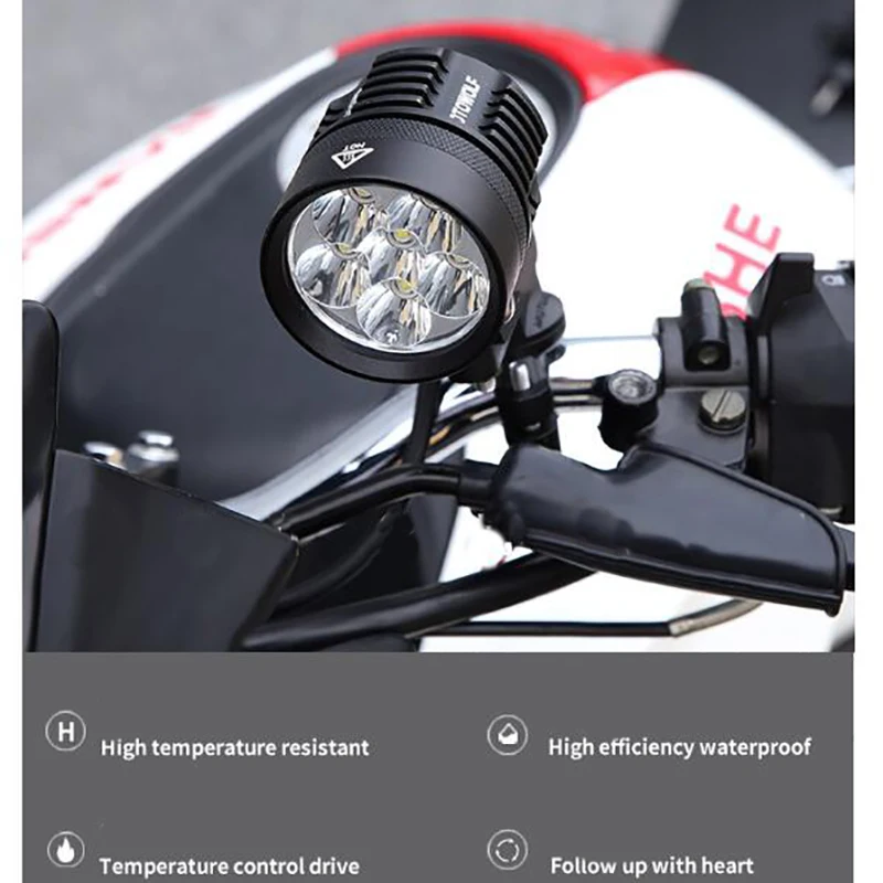 Drop shipping 6 Lamp 12v Led Motorcycle Decoration Light