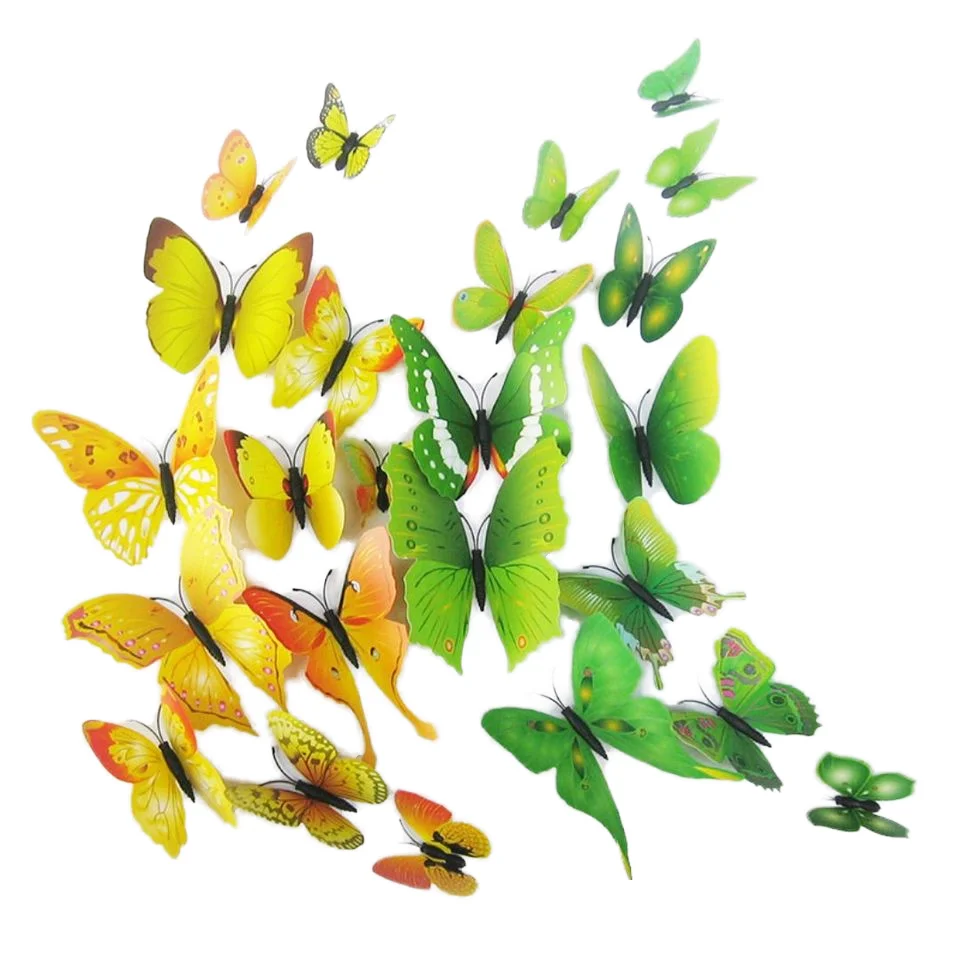 DIY Butterfly Decorations For Home 3D decorative Butterfly Magnetic Room Sticker Wall Sticker Butterfly 3D Decorations