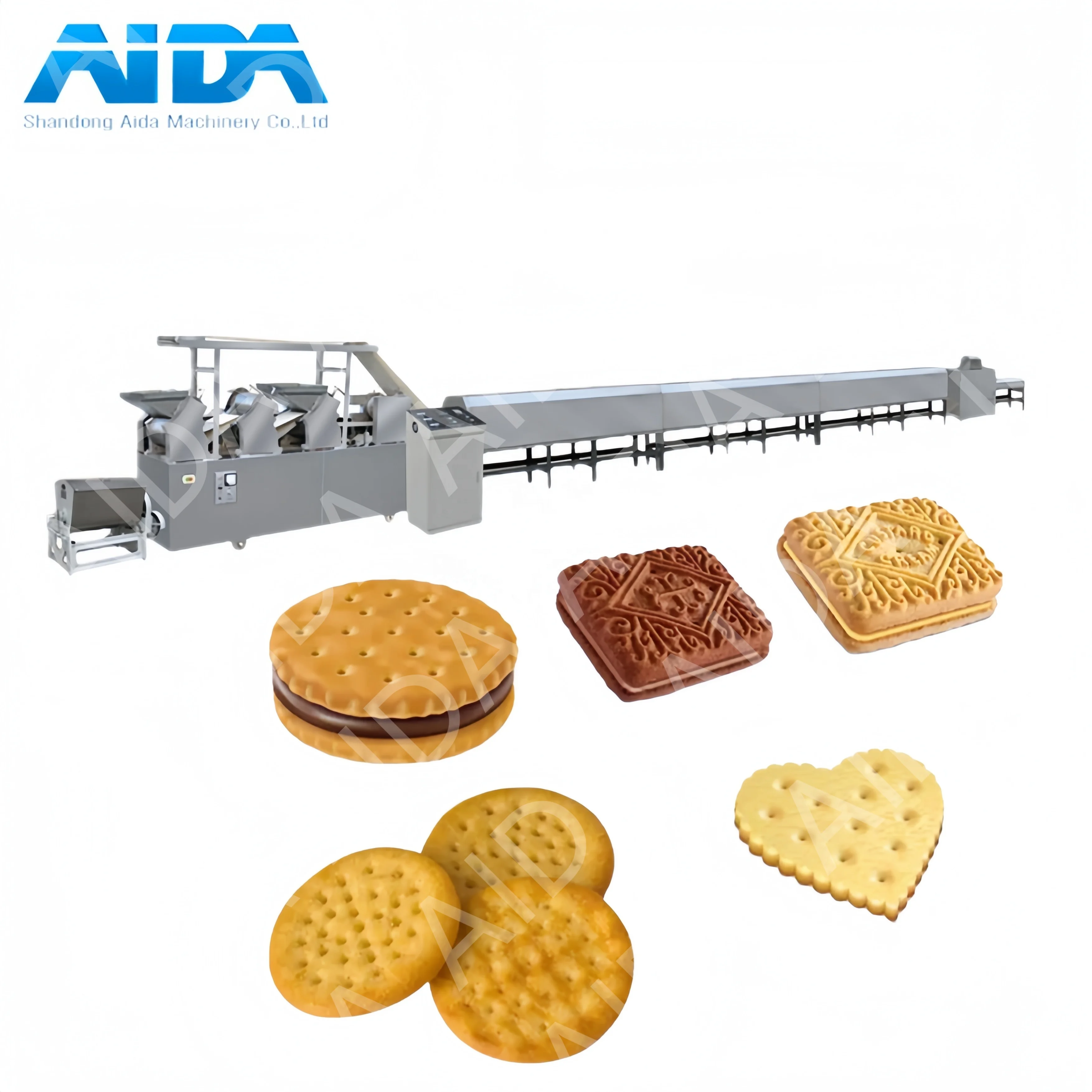 AIDA 225 60 кг Афганская халяльная машина для производства печенья полностью автоматическая маленькая лидер продаж в Афганистане