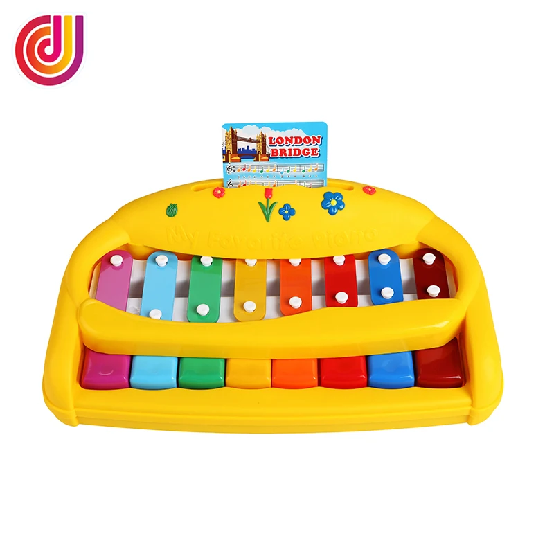 
Deats brand Good quality kids musical enlightenment xylophone toy piano with chromatic metal keys percussion instrument 