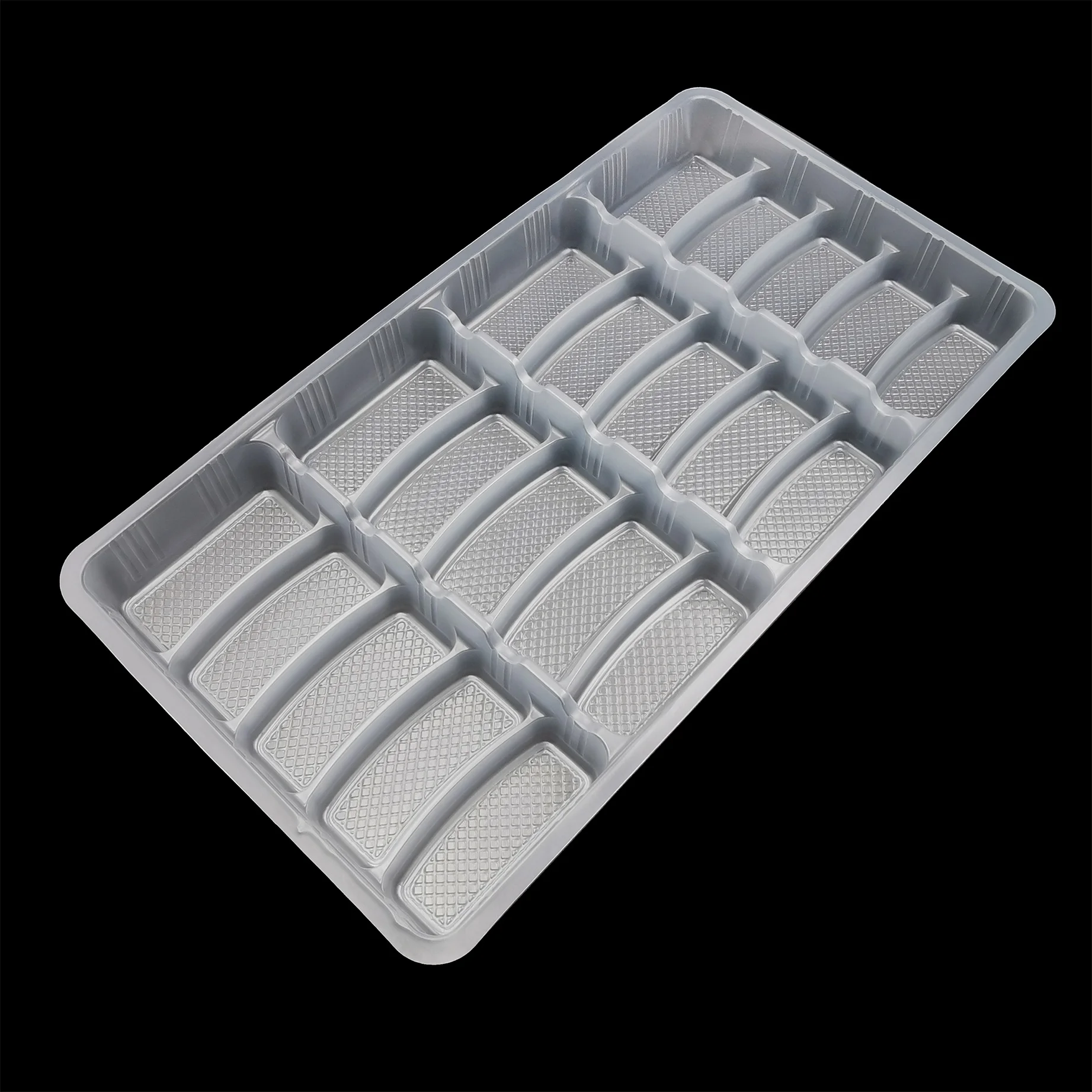 20 Compartments Disposable food grade PP blister plastic packaging frozen dumpling tray