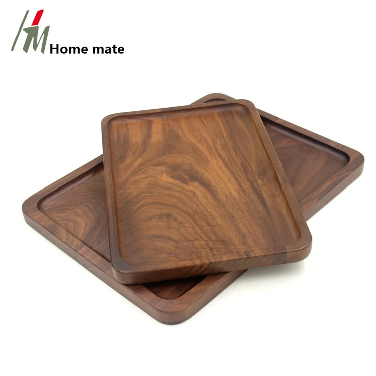 Large Wooden Charcuterie Board with 2 x Rectangular Cheese Plates Acacia Wood Cheese Board Set