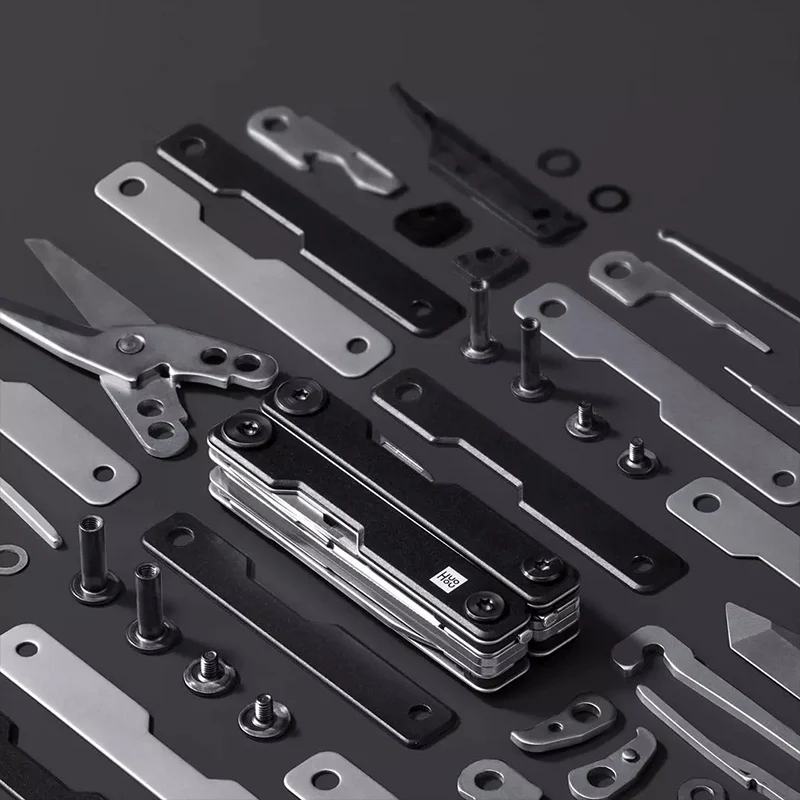Оригинальные многофункциональные складные ножи Xiaomi HUOHOU карманные инструменты 11 в 1 для охоты выживания