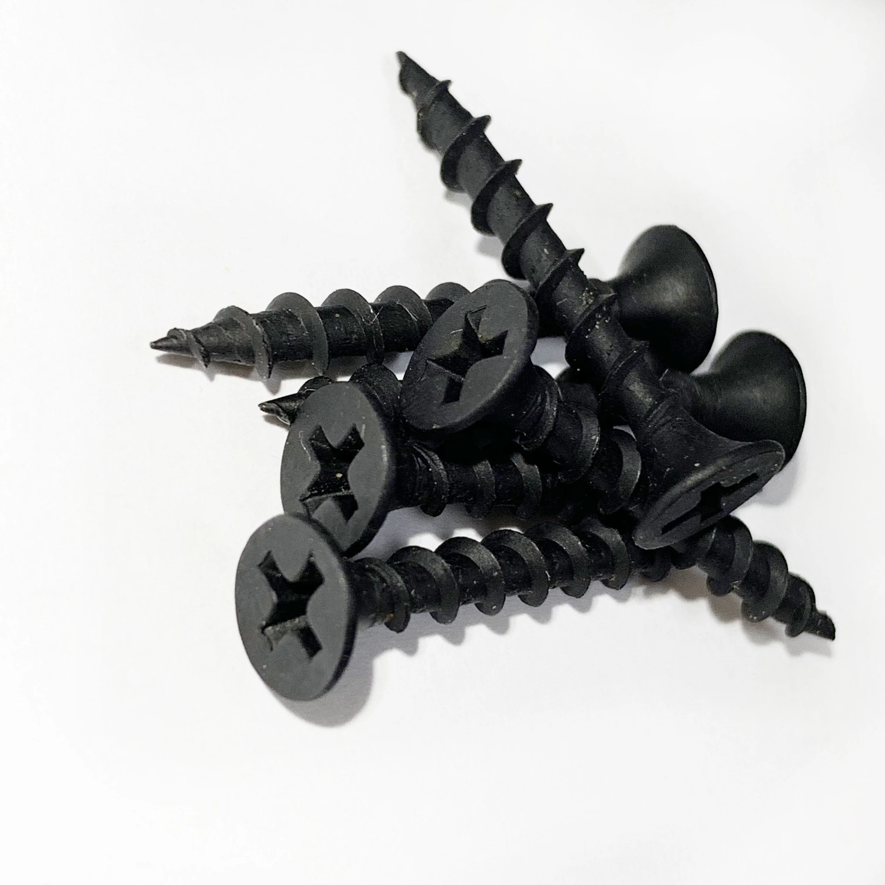 Twin Fast Thread Gypsum Dywall Screws with Black Phosphate Drywall Screw in Stock