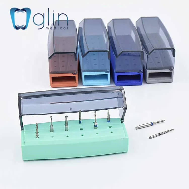 Dental Instrument Box Dentel Silicon Rubber For Polishing Bur Low Price Dental Disinfection Box Holder