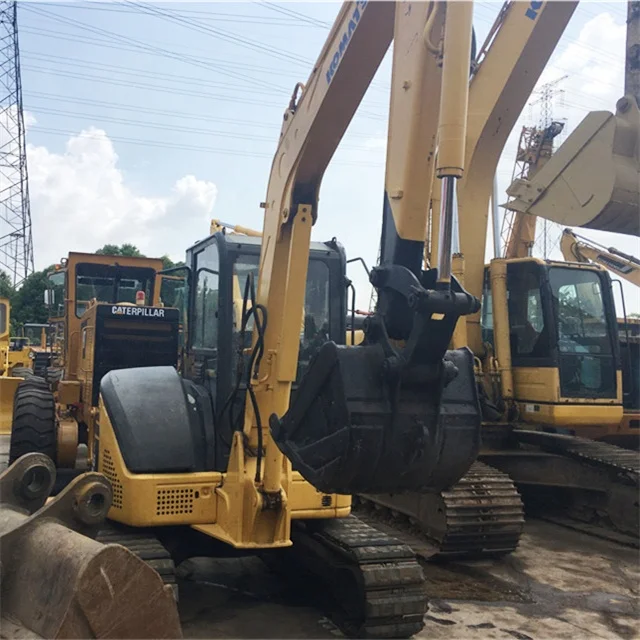 Б/у мини-экскаватор Komatsu pc55 избыточный японский экскаватор komatsu pc35 pc40 в