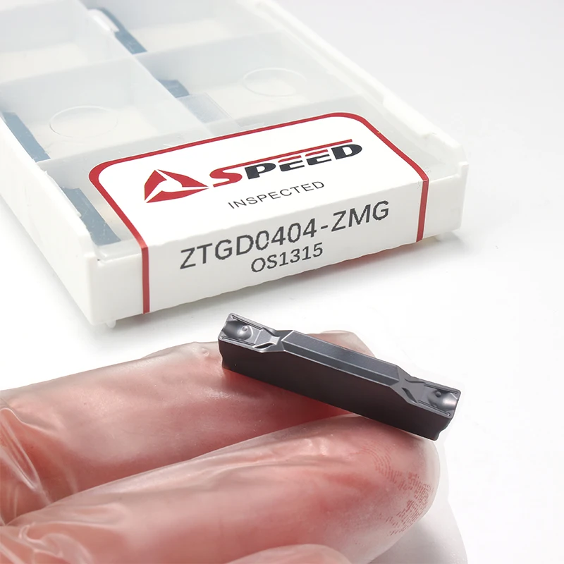 ZTGD0404/ZTFD0303/TDJ1.4/TDJ2/TDJ3/TDJ4/TDT 2E-1.0 RU/TDT3 TT9030 Grooving Parting Inserts Cutting Tools