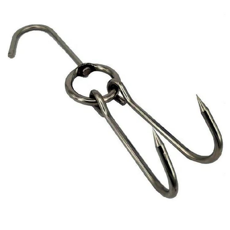 4 to 6mm High Polished Stainless Steel Meat Processing Butcher Hook S Hooks with Plain Finish