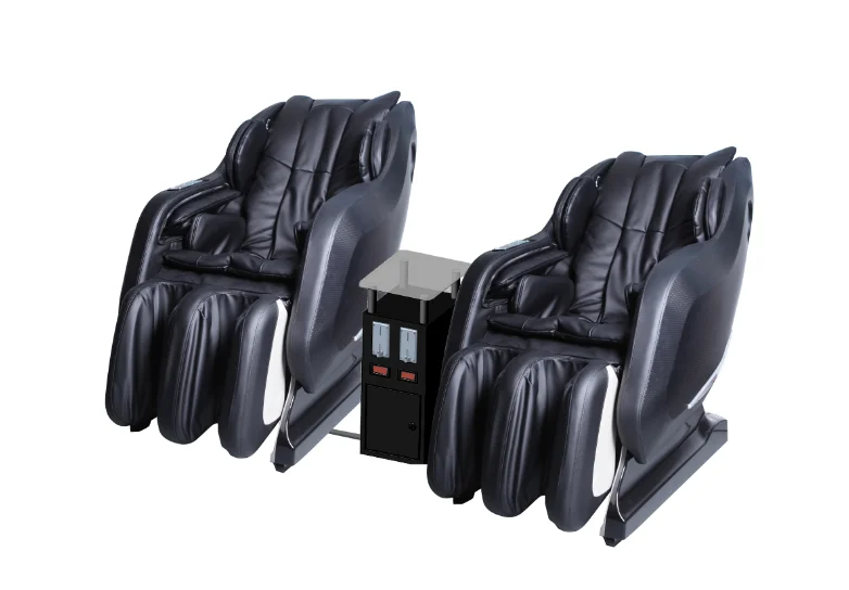 Hot Sales Luxury Type Business Use Coin Bill Operated 3D Mechanism SL-track Zero Gravity Vending Massage Chair
