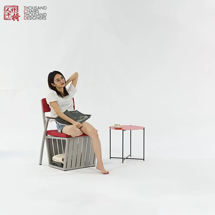 Tctd Storage Outdoor Relaxing Chair Hot Sale Aluminum Lounge Relax Chair