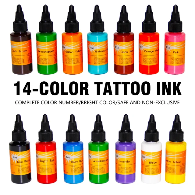 HAOTATTOO Best Eternal tattoo ink Pigment professional 30ml Magnum package permanent black tattoo ink