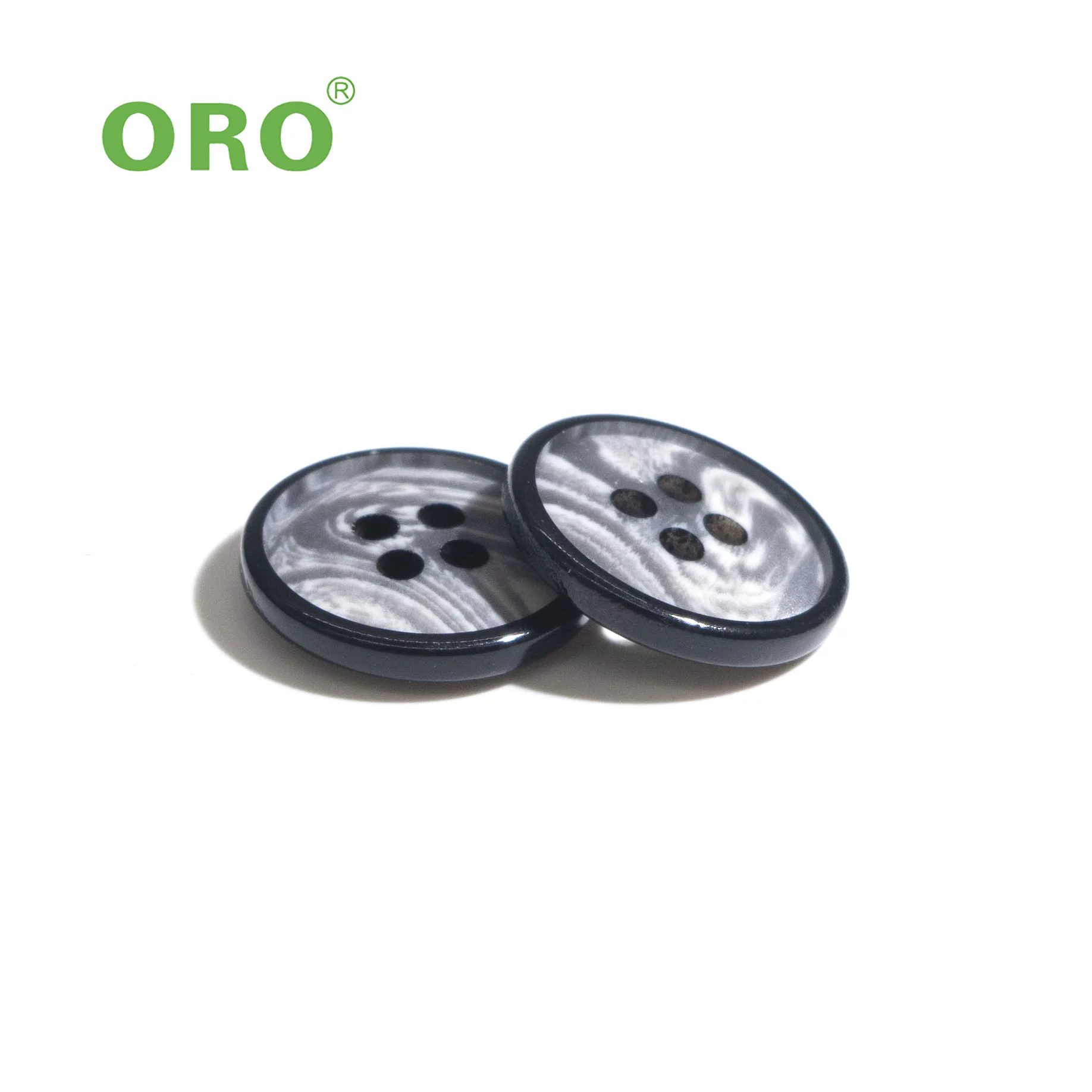 Round Pattern 4-Holes Button Four-Holes Resin Shirt buttons Sewing Polyester Shirt Garment Button For Clothing