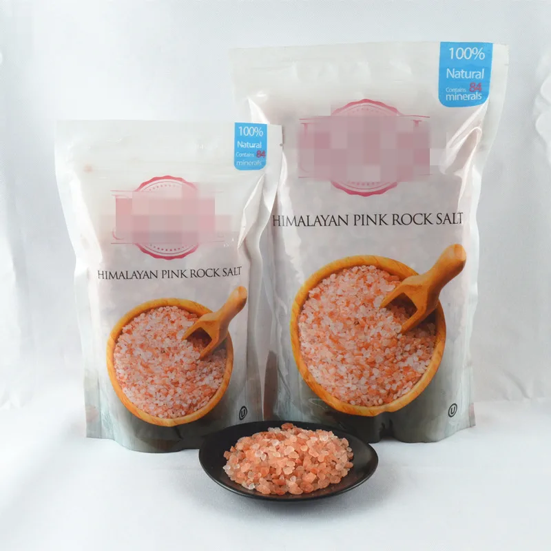 Hot sale Himalayan pink salt Edible salt  pp woven bag 3-6 mm  Bath salt Spot goods with most competitive price