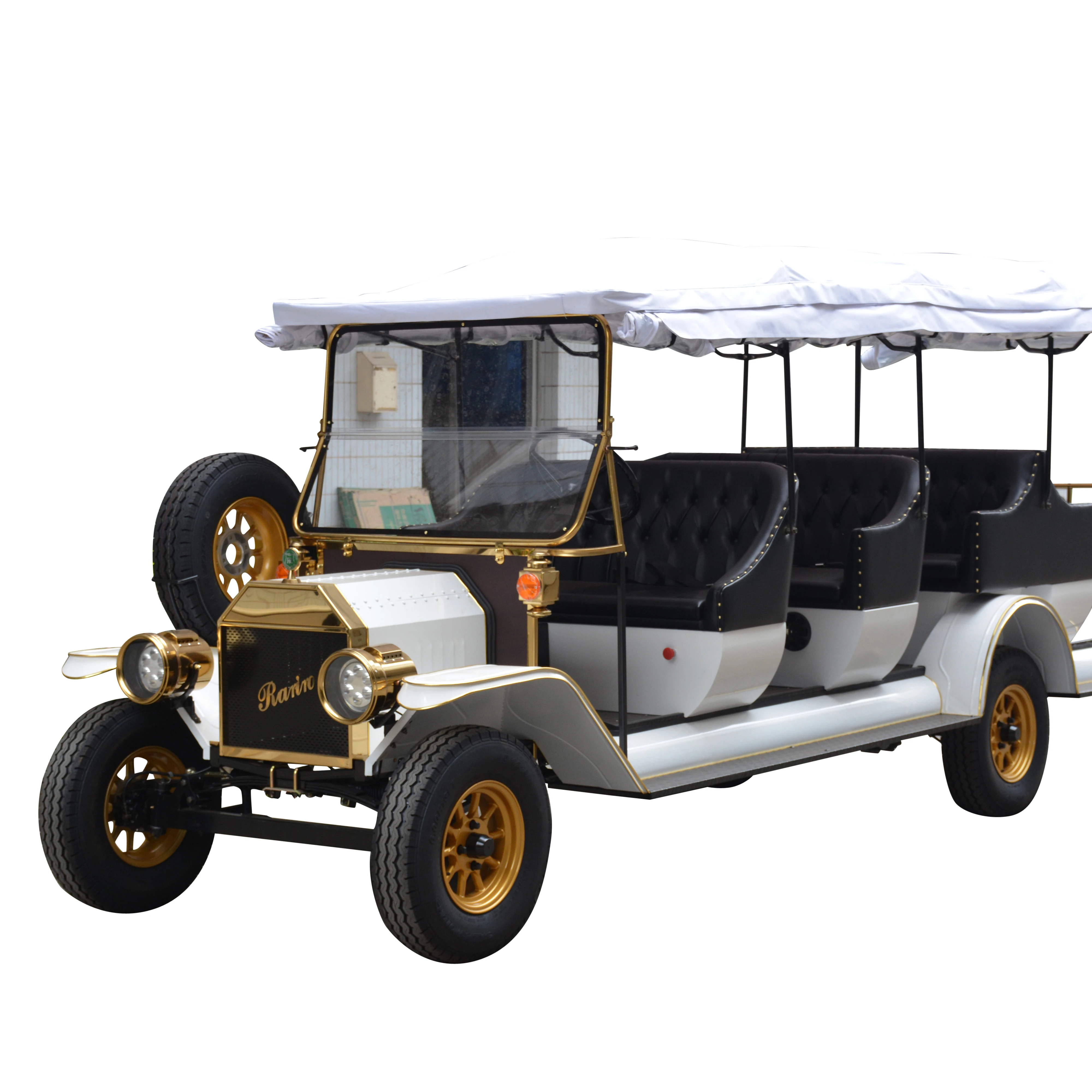 11 мест Электрический туристический открытым верхом в стиле ретро; В винтажном стиле; Классические автомобиля