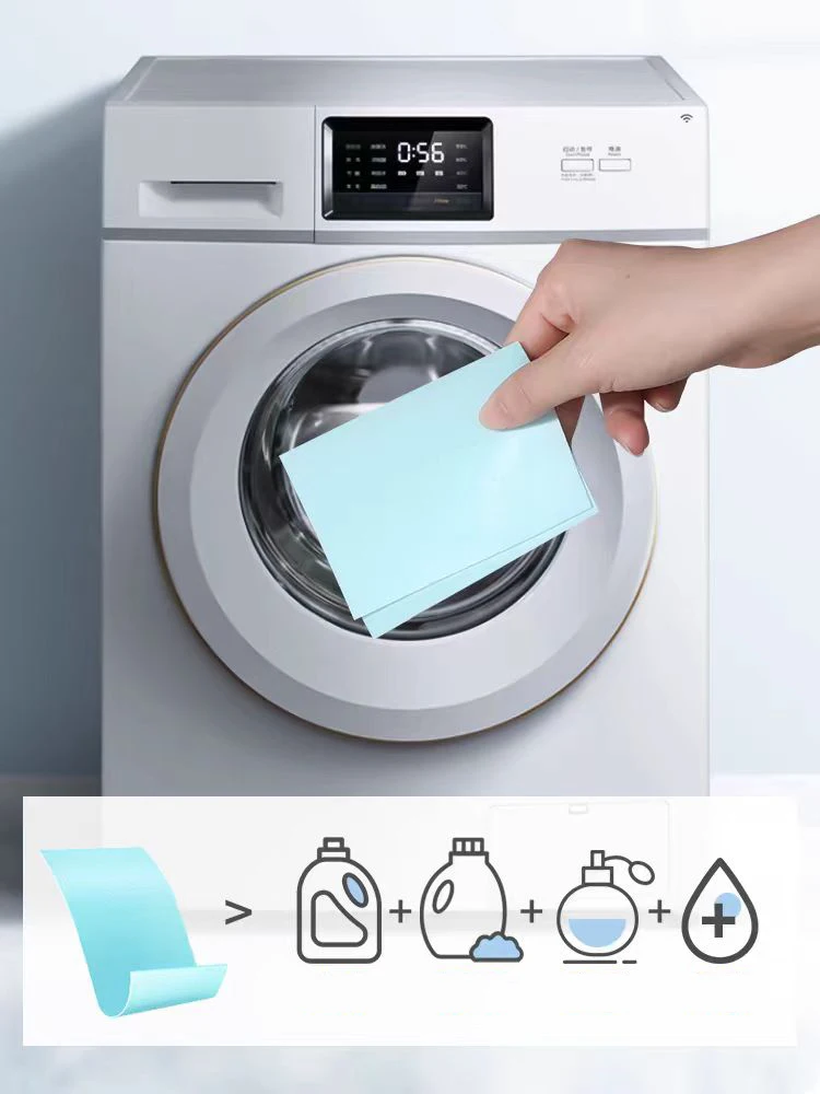 Laundry Detergent Paper Eco Friendly Laundry Strips Eco Washing Sheet Laundry Detergent Tablets