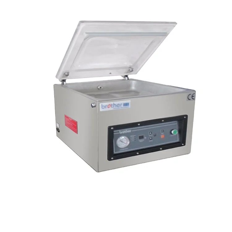 Brother packaging automatic packing machine top table type vacuum food sealer with CE VM(Q)500TE