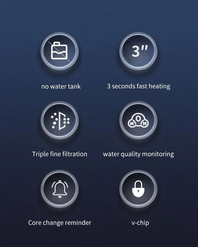 smart water filters ro water dispenser