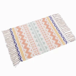 Моющиеся коврики с кисточками для домашнего декора