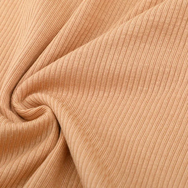 
Leesourcing-OEKOTEX certification bamboo spandex rib swimwear fabric for autumn clothes 