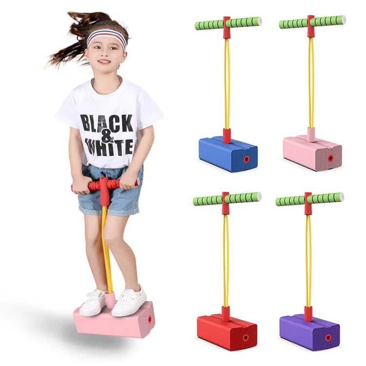 New Sports Balance Frog Jumping Toys Kids Bounce Toy Sticks Foam Pogo Stick jumper Jumping Pole for Kids