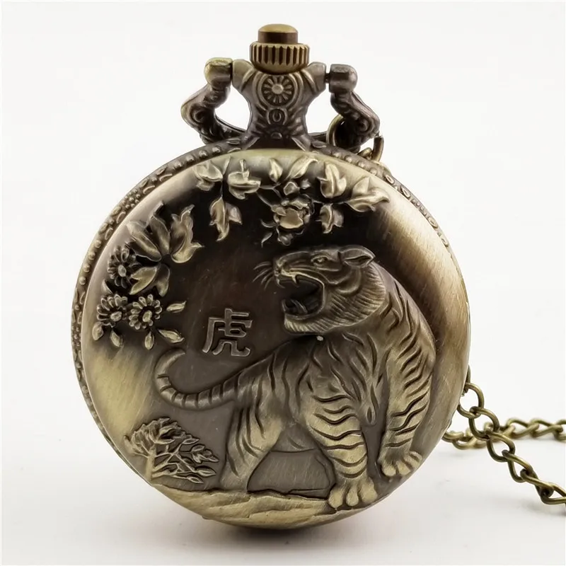 12 Zodiac Pocket Watch Vintage Bronze The Nightmare Before Antique Style Pendant Necklace pocket watch manufacturers wholesale