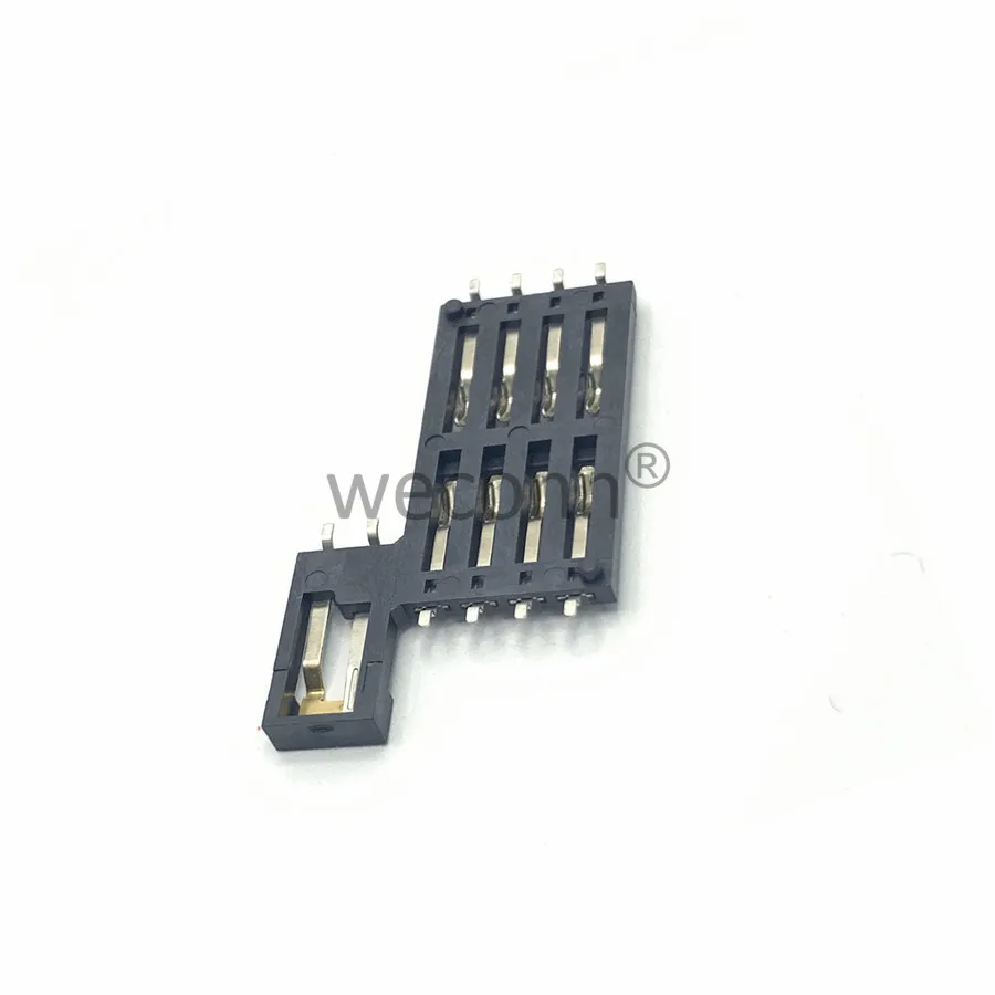 Factory direct sell 8pin with switch SMT mini IC card connector