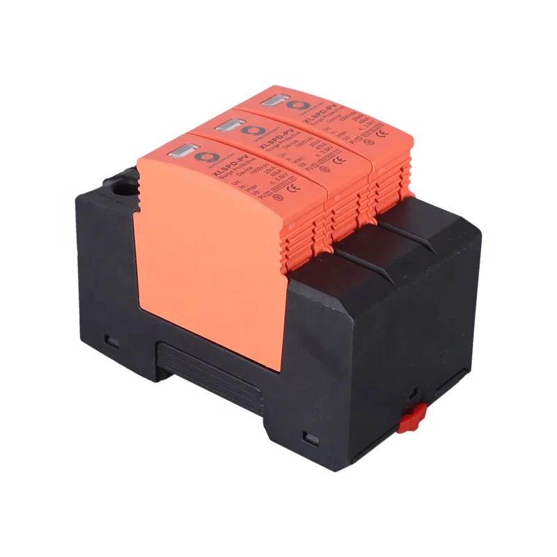 New Model XLSPD-PV TUV CE T2 3P 20KA-40ka DC 1000V 1200V 1500V solar PV SPD DPS surge protector
