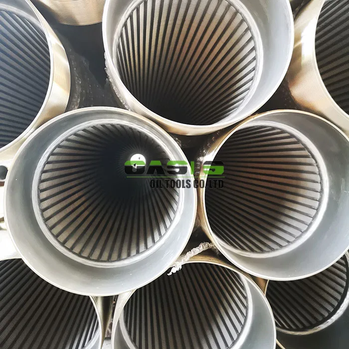 Stainless Steel AISI304L 316L Wedge Wire Continuous Slot Water Well Screen for borehole well drilling