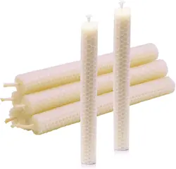 Home Decor Handmade Beeswax Candle 100% Pure and Natural Hand-Rolled Beeswax Pillar Candles