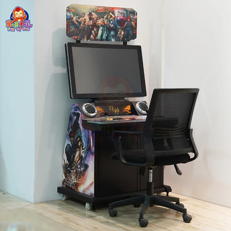 Skill Games Machine Arcade Equipment Coin Operated Retro Arcade Fighting Game Machine Street Fighter Arcade Machine