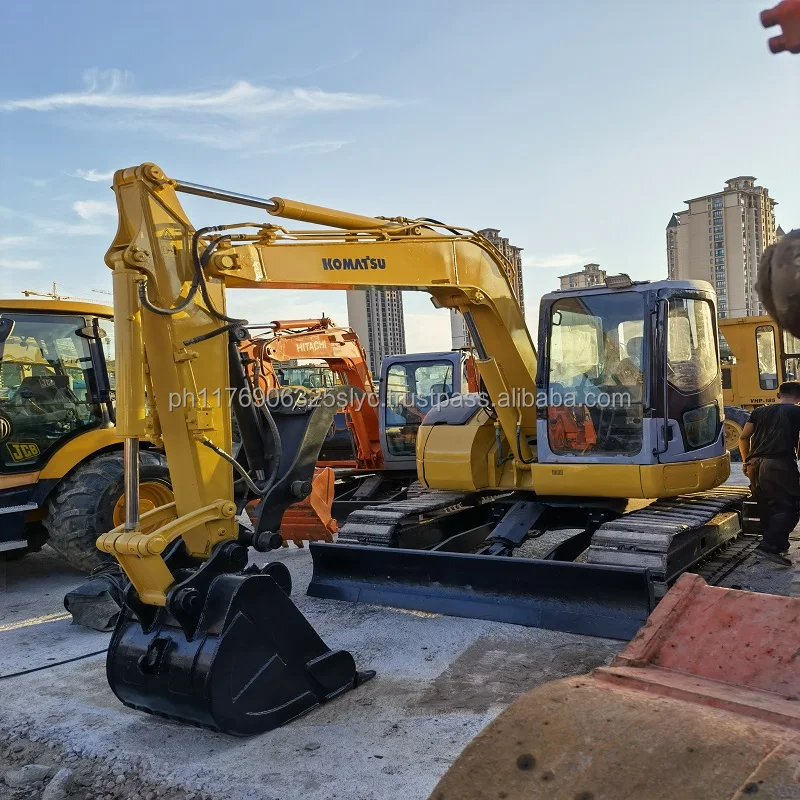 Original 7 tons used komatsu excavator pc78us mini digger equipment PC78 with hydraulic Thumb from Japan