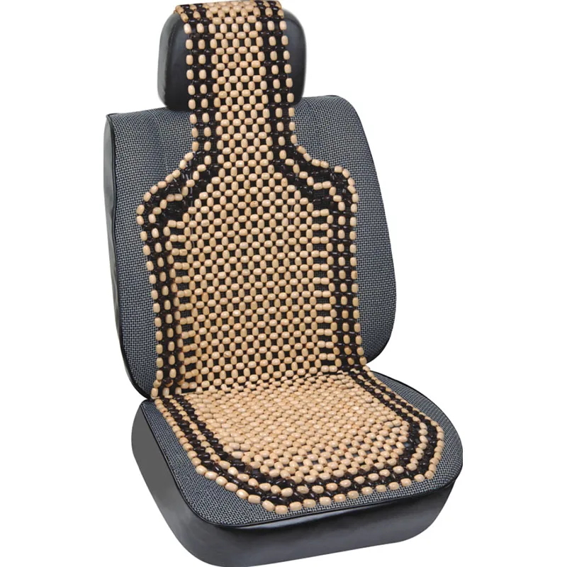 Comfortable breathable massage wooden bead bus driver seat cushion