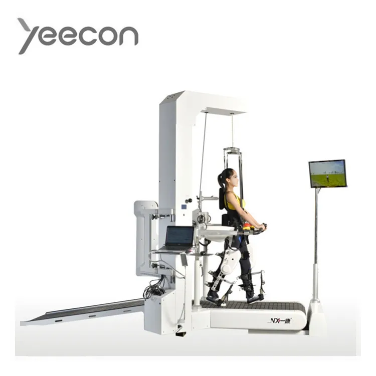 Robotic walking aids with medical treadmill