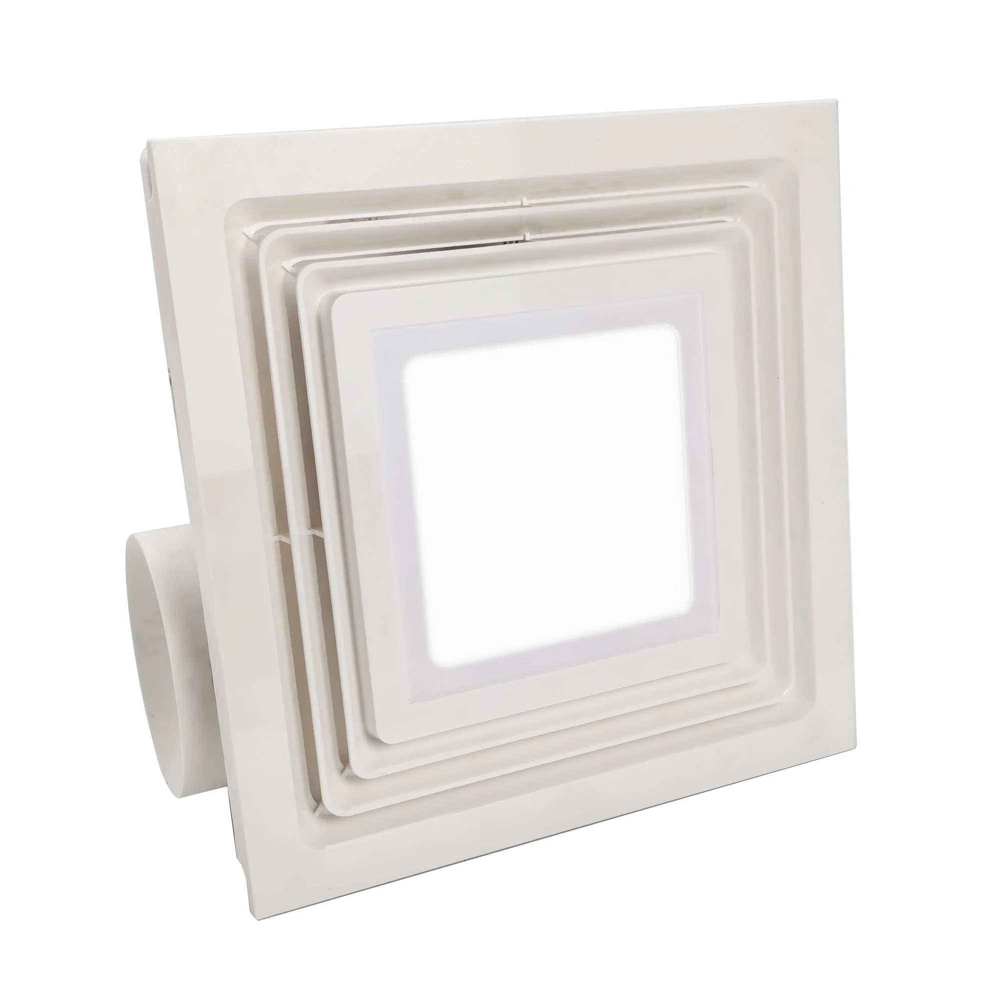 10 Inch Washroom Bathroom Kitchen Smoking Room Extractor Fan Toilet Duct Ceiling Mount Ventilation Exhaust Fan With Led Light