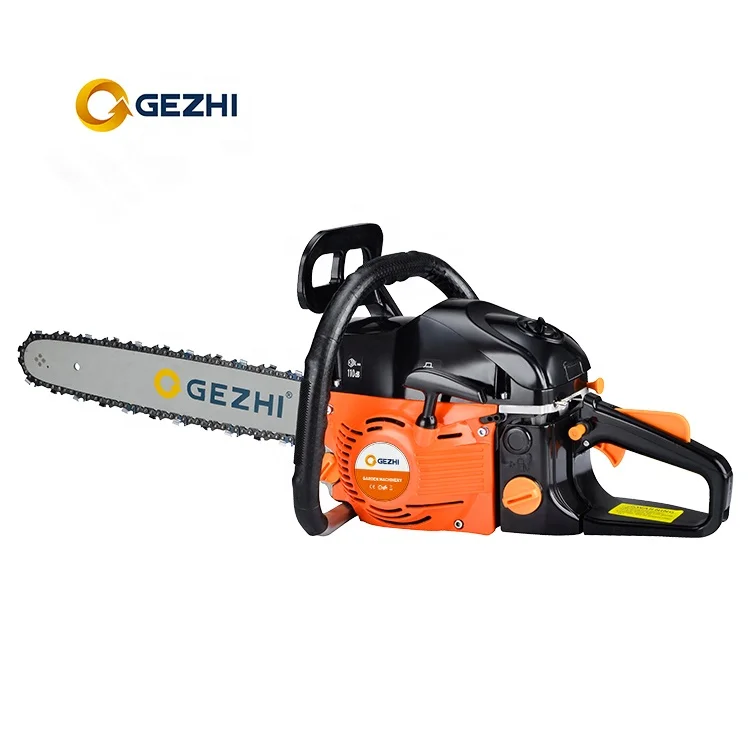 CE GS EMC approved hot selling gasoline 52cc chain saw for forest
