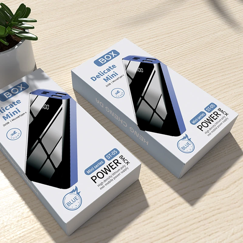Custom Print Rigid Paper Phone Charger Power Bank Battery Earphone Electrical Products Retail Packing Box