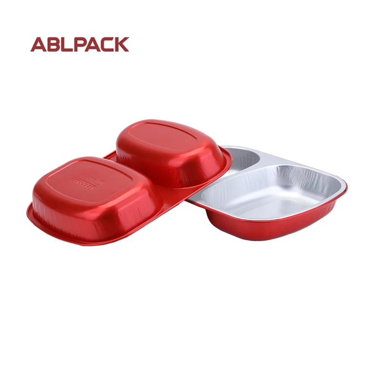 ABLPACK Manufacturer 850ML 28.3oz containers food storage Disposable box full size foil containers