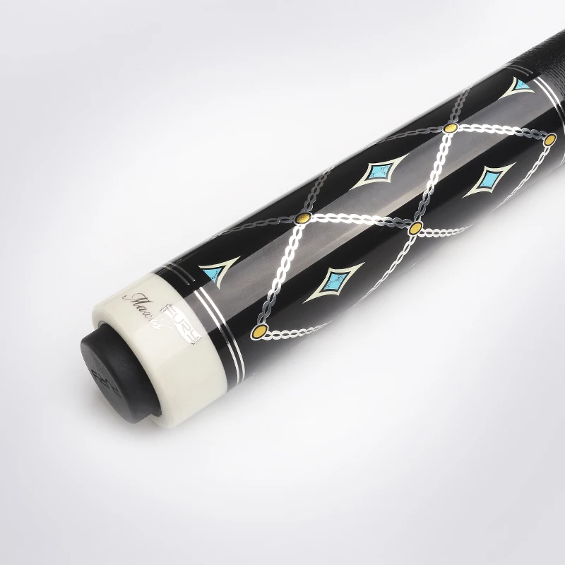 Fury GC series American maple shaft 13mm tip center joint colorful decal butt linen wrap billiard pool cue stick tacos de billar