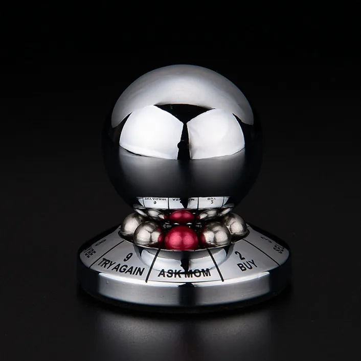 Factory Wholesale Intelligent Promotional Gift Decision Maker Ball Heavy Paperweight Magnetic Magic Prediction Making Ball
