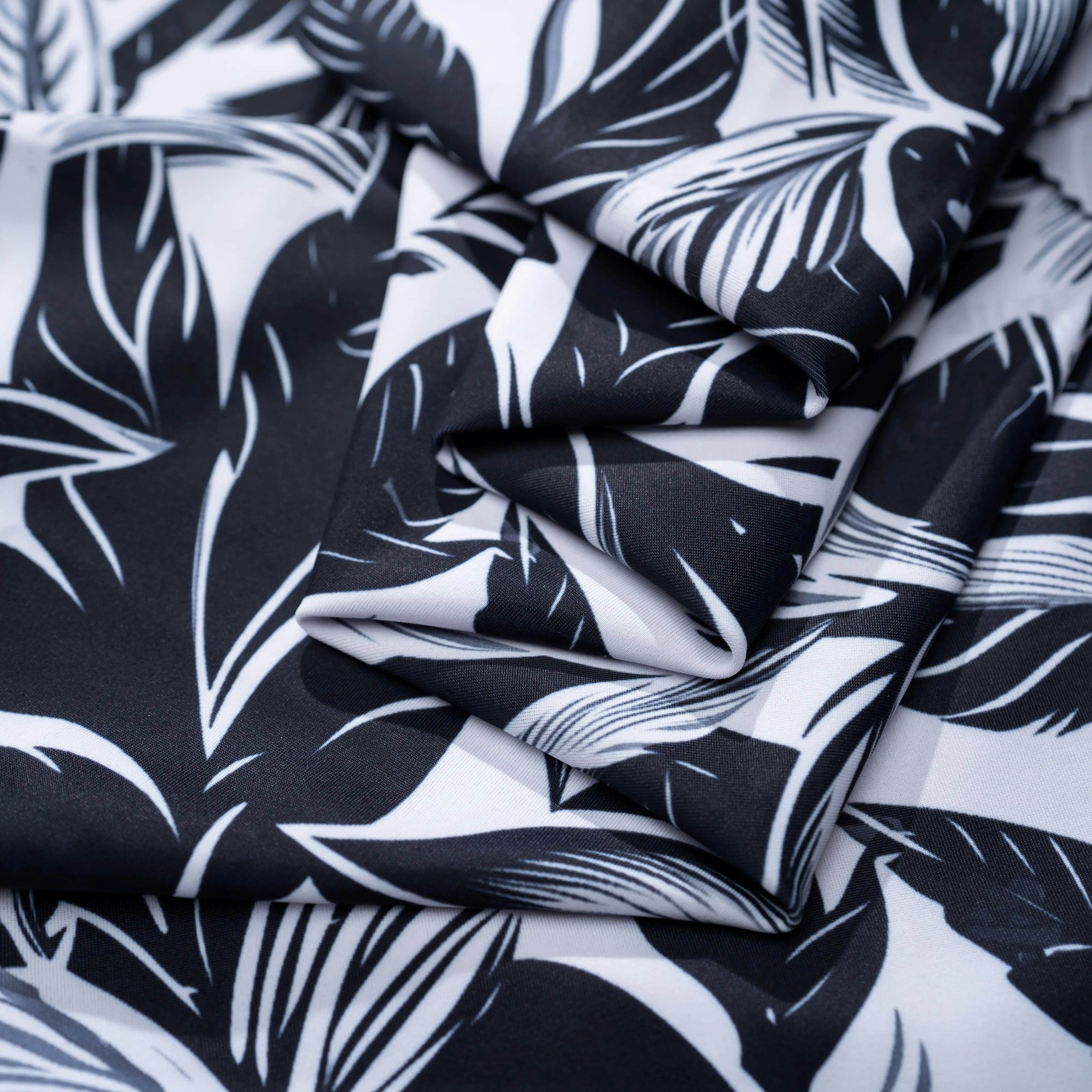 Wholesale Printing Digital Polyester Spandex Fabric 4-Way Stretch Fabric For Garment