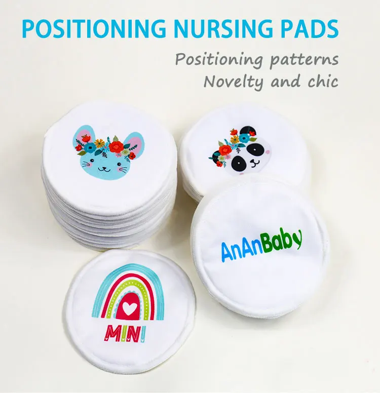 Ananbaby Wholesale Adult Nursing Pads Reusable Washable Nursing Pads For Breast Feeding Bamboo Nursing Pads Bra