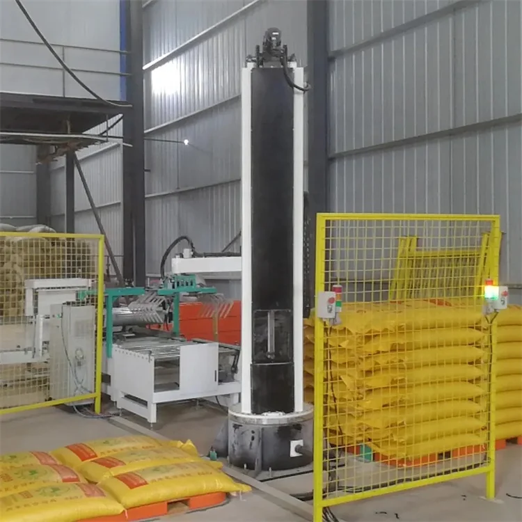 Industrial Column Robot Palletizer Packing Machine for  25kg 40kg Bags Palletizing Machine