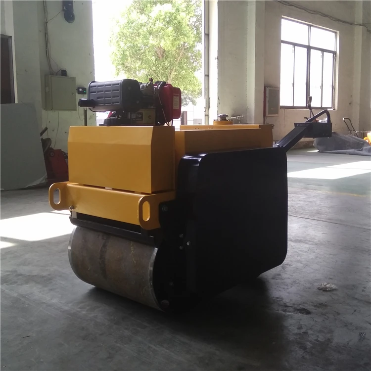 construction machine double drum small road roller compactor hand push mini road roller manufacturer