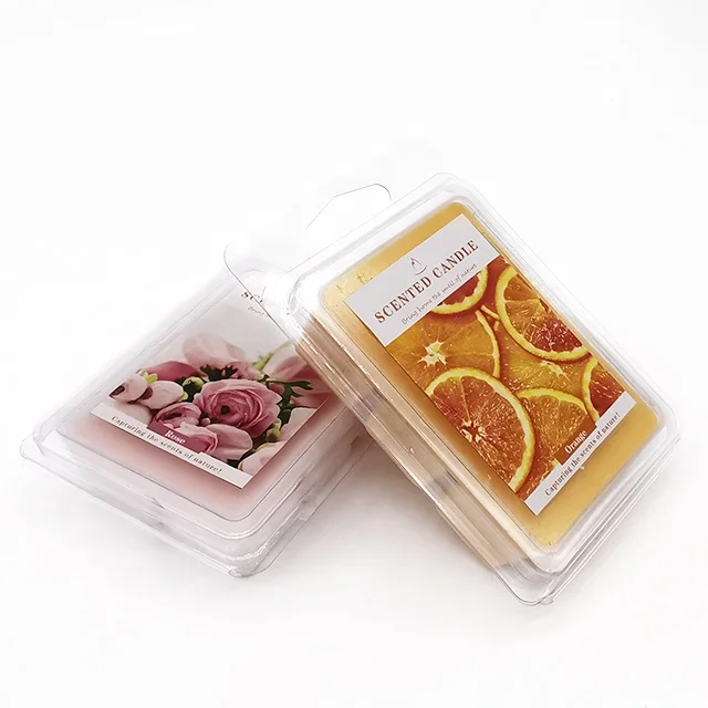 LXP01 Wholesale price scented soy candle wax block Wax Melt Clamshells Packaging