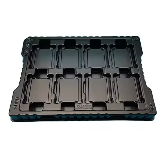 Пластиковый пластмассовый Пластмассовый Лоток Abs Hdpe Pp для бедер esd pcb лоток