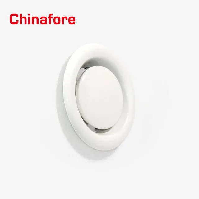 Metal round air vents exhaust valve for ceiling Return Air Vent Grille white Exhaust Air Disc Ceiling Valve Diffuser