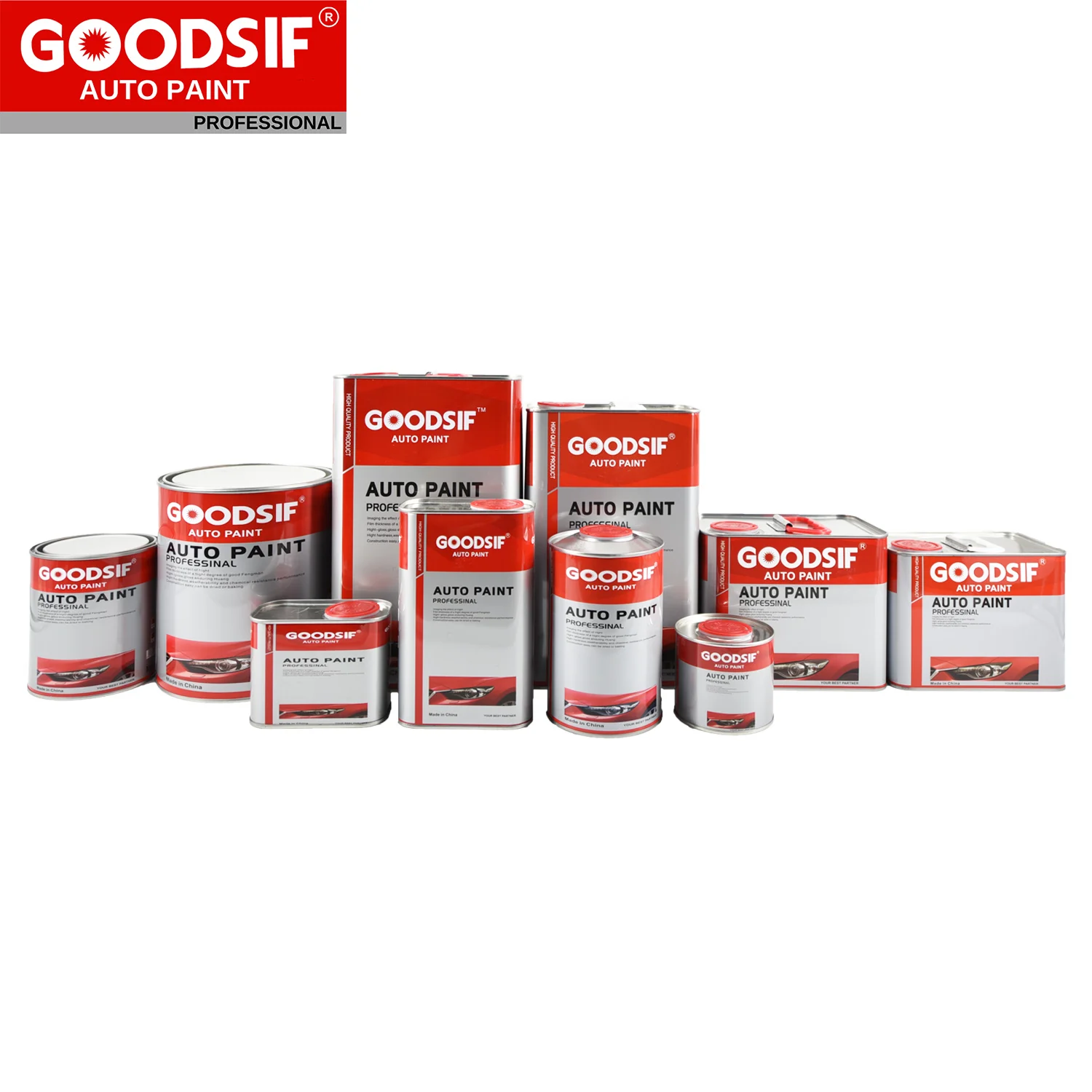 Auto Paint Manufacturer GOODSIF Paint Company Auto Refinish Coat for Car Auto Refinish 1K Base Coat Paint