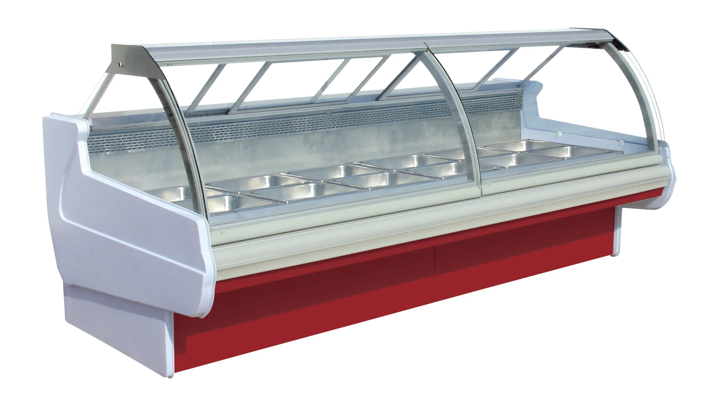 Cooked Food Display Cabinets Refrigeration Equipment Deli Cooler Meat Display Refrigerator Deli Showcase